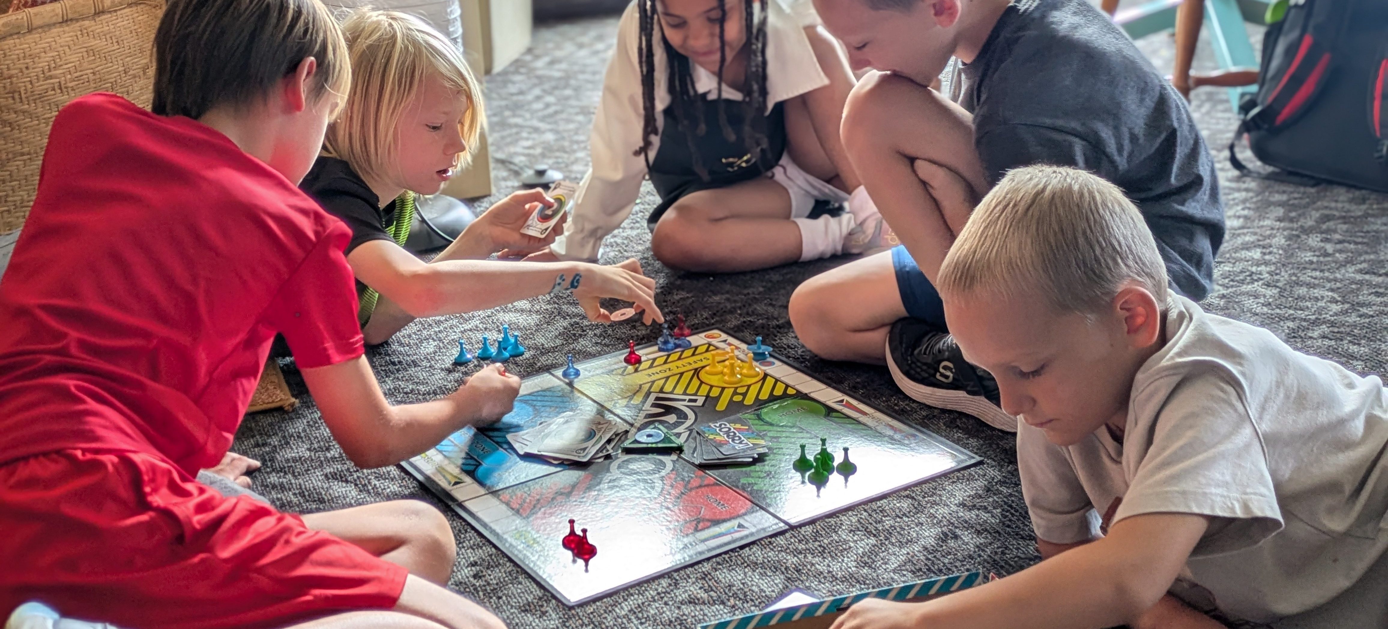 At Courage Academy learners build the tribe through team games and challenges.